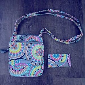 Vera Bradley Mini Hipster bag with Card Holder